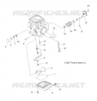 MOTORE, CARBURATORE, LOWER
