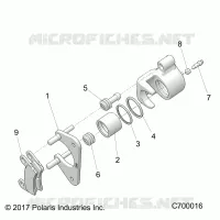 FRENO POSTERIORE CALIPER