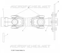 TRASMISSIONE, REAR PROP ALBERO