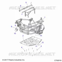 CHASSIS, MAIN FRAME AND SCIARED PLATES