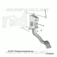 ENGINE, ACCELERATORE PEDALE