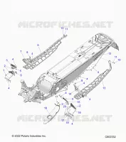 CHASSIS, PROTEZIONE FRIZIONE, FOOTRESTS, AND RUNNINGBOARDS