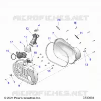 TRASMISSIONE, CLUTCH COVER AND DUCTING