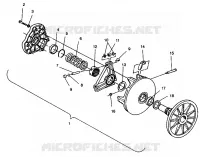 TRASMISSIONE FRIZIONE ASSEMBLY 600 XCR 0941667 (4927092709023A)