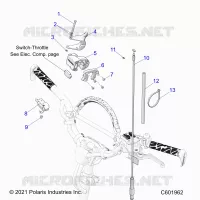 MOTORE, THROTTLE CONTROL ASM.