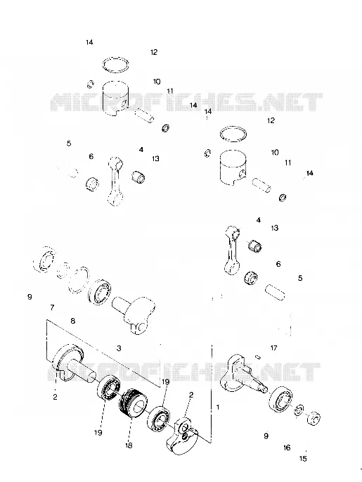 PISTONE AND ALBERO MOTORE  INDY LITE (4918591859027A)