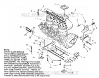 MONTAGGIO DEL MOTORE SL 650 B954058 (4930483048B001)