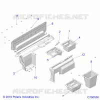 CARROZZERIA POSTERIORE CLOSEOFF/STORAGE (STD ROOF)