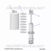 SUSPENSION, SHOCK ANTERIORE TRACK