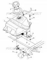 CARBURANTE TANK Scrambler W967840 (4935823582A012)