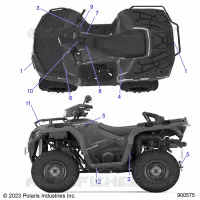 DECALSS, GENERAL- A24SHE57FS/S57FS/CS/CP (900575)