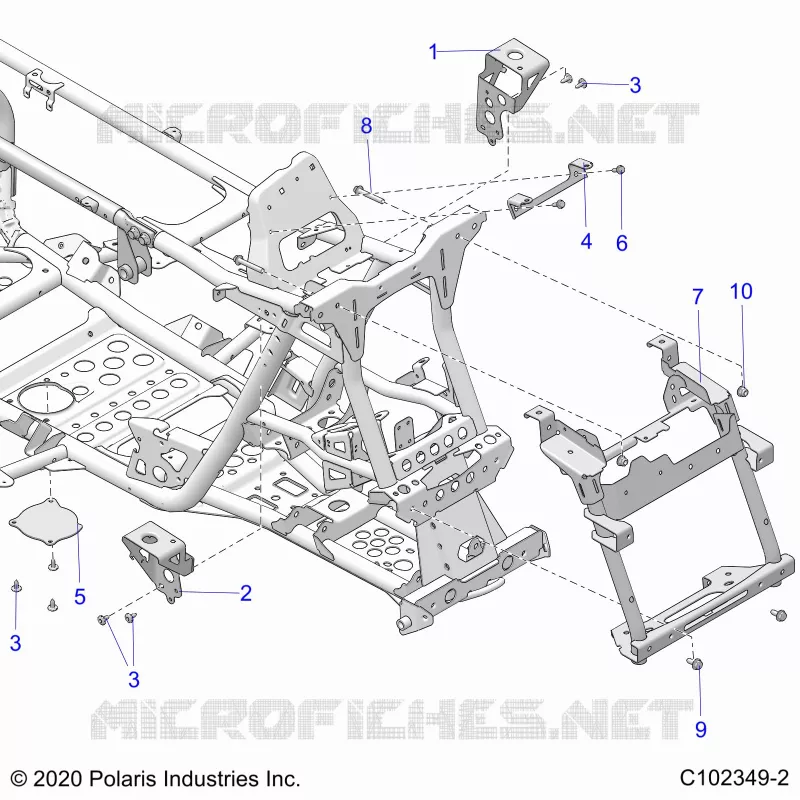 TELAIO, FRONT CAB SUPPORTS