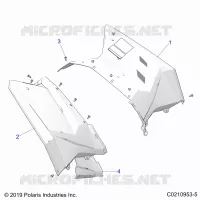 CARROZZERIA POSTERIORE CAB AND HEAT SHIELDS