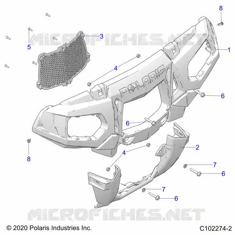 PARAURTI ANTERIORE AND MOUNTING