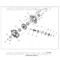 DRIVE TRAIN, POSTERIORE GEARCASE INTERNALS