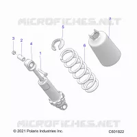 SUSPENSION, SHOCK ANTERIORE TRACK