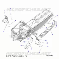 CHASSIS, PROTEZIONE FRIZIONE/FOOTRESTS/RUNNING BOARDS