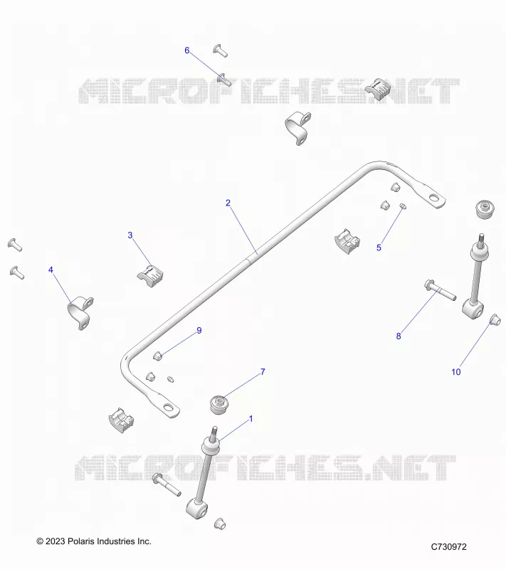 SUSPENSION, FRONT BARRA DI STABILIZZAZIONE