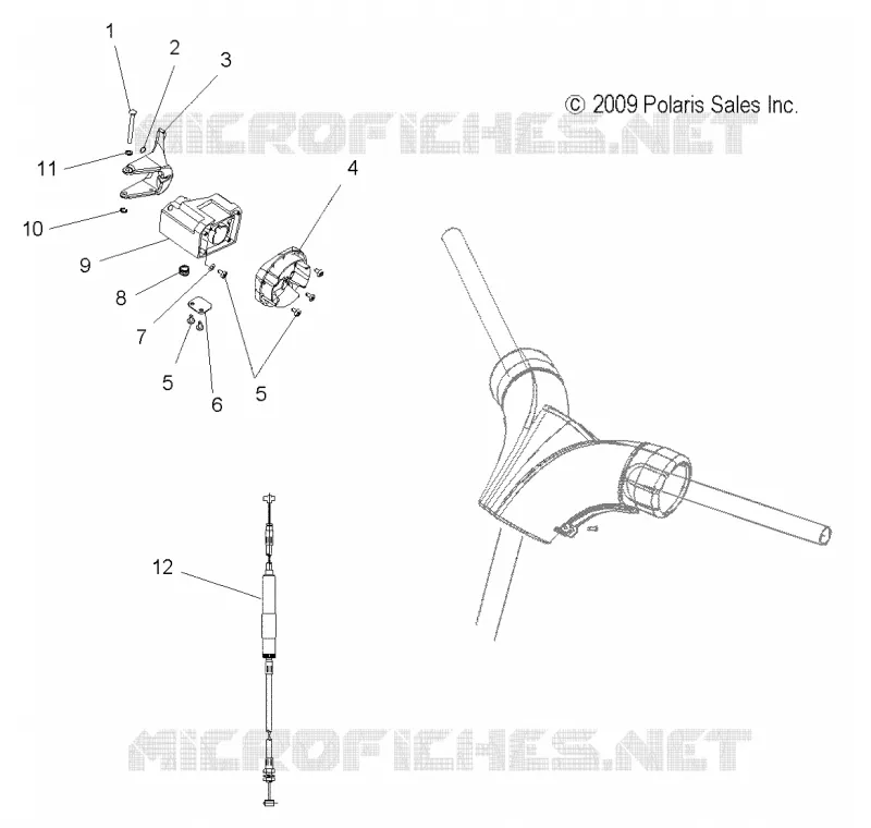 MOTORE, ACCELERATORE CONTROL ASM.