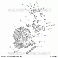 ENGINE, PRESA D'ARIA MANIFOLD