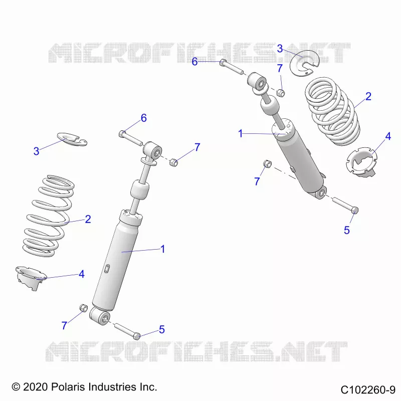 SUSPENSION, SHOCK ANTERIORE