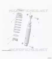 SUSPENSION, SHOCK ANTERIORE MOUNTING