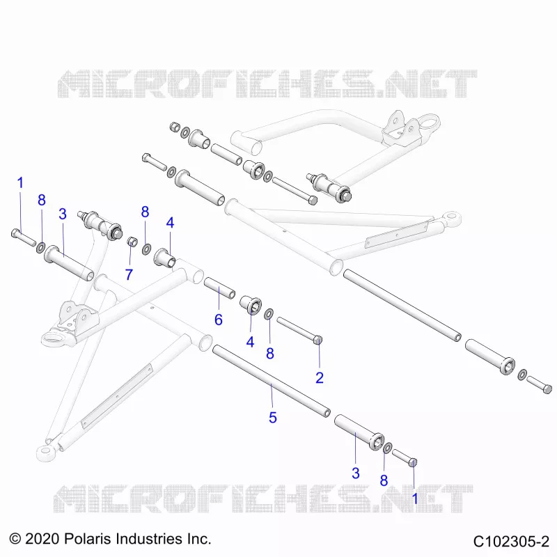 SUSPENSION, A-ARM MOUNTING