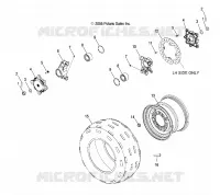 RUOTA POSTERIORE and HUB, REAR