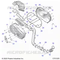 TRASMISSIONE, CLUTCH COVER AND DUCTING