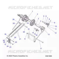 SUSPENSION, POSTERIORE COPPIA ARM