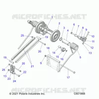 SUSPENSION, POSTERIORE COPPIA ARM