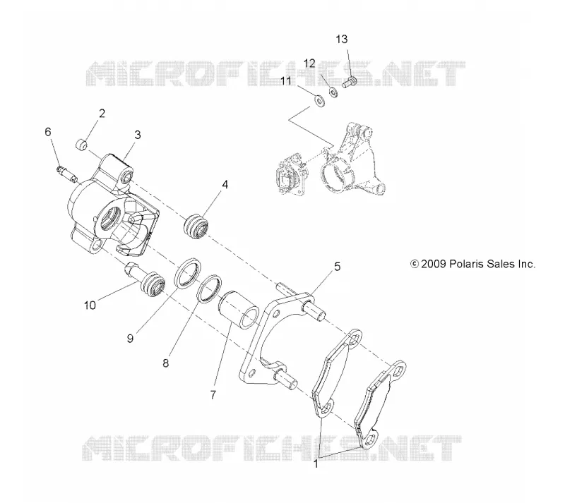 FRENO POSTERIORE CALIPER