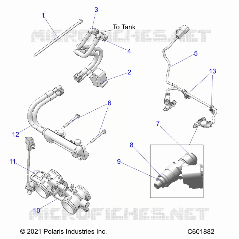 SISTEMA DI ALIMENTAZIONE CARBURANTE, RAIL, LINES AND THROTTLE BODY