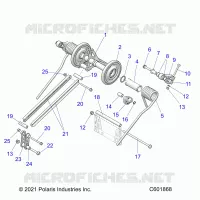 SUSPENSION, POSTERIORE COPPIA ARM