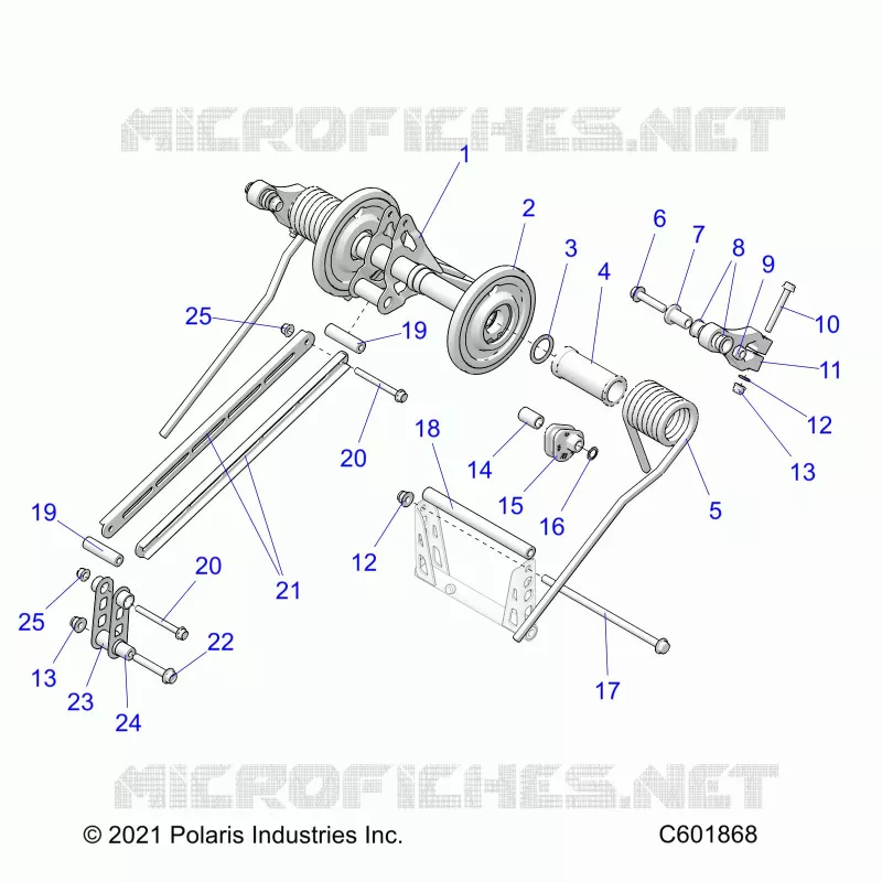 SUSPENSION, POSTERIORE COPPIA ARM