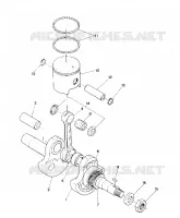 PISTONE AND ALBERO MOTORE STAR (4914151415024A)