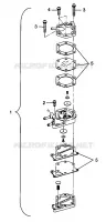 POMPA DI BENZINA SPORTSMAN 500 W98CH50A and W98CH50AB (4945714571E003)