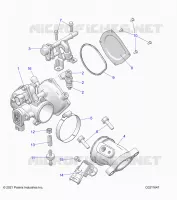 ENGINE, CORPO FARFALLATO AND FUEL RAIL
