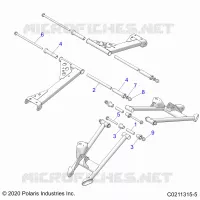 SOSPENSIONE POSTERIORE CONTROL ARM MOUNTING