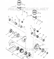 PISTONEEE   ALBERO MOTORE SPORT 0950443, SPORT TOURING 0950243  AND EUROPEAN SP (4928822882C013)