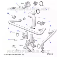 MOTORE, WATERPUMP AND BYPASS