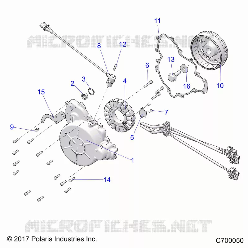 ENGINE, STATOR AND FLYRUOTA
