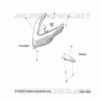 ELETTRICO, HEADLIGHT AND TAILLIGHT