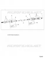 TRASMISSIONE, REAR DRIVE SHAFT