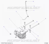 TRASMISSIONE, FRONT GEARCASE MOUNTING