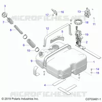 SISTEMA DI ALIMENTAZIONE CARBURANTES, FUEL TANK