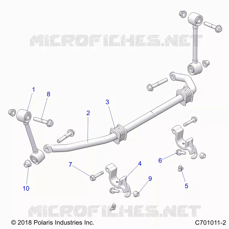 SUSPENSION, FRONT BARRA DI STABILIZZAZIONE- G21GAP99AM/BM (C701011-2)