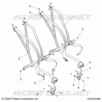 SEDE BELT MOUNTING 6 POINT
