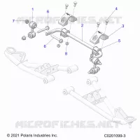 SUSPENSION, FRONT BARRA DI STABILIZZAZIONE