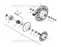 FRIZIONE DRIVEN ASSEMBLY Sport 400L W958540 (4930133013B012)